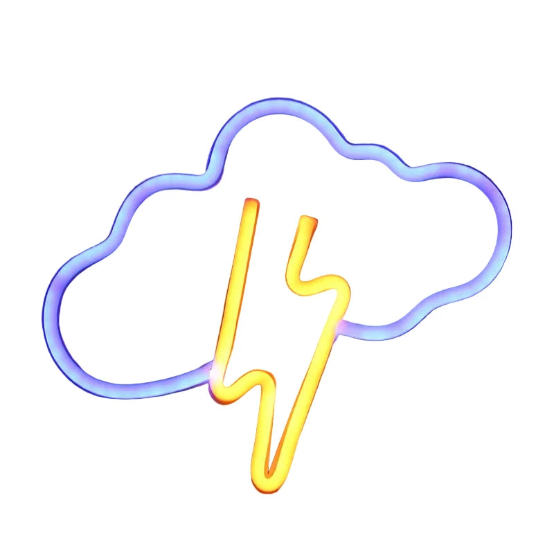 Lightning Cloud Neon Light